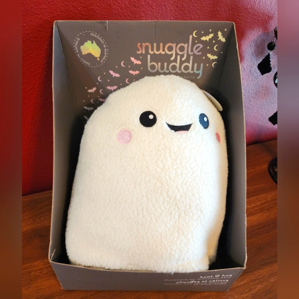 Ghost Snuggle Buddy Heat and Hug Sherpa Ghost Heat Pack NWT
